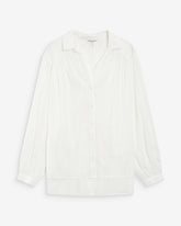 Grace & Mila - Blouse VIBES - Ivory - Boutique Adam & Eve marque canadienne, marque québécoise