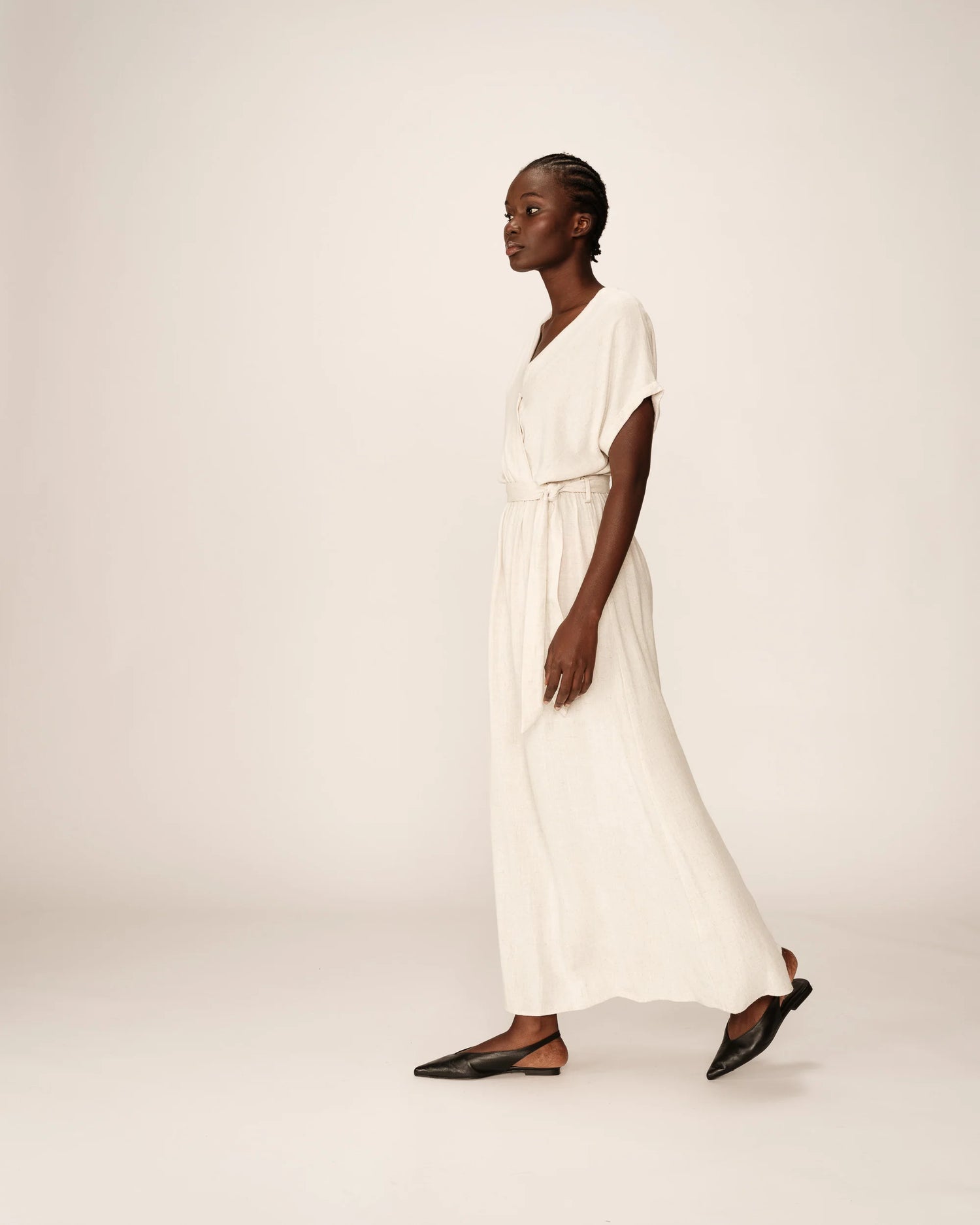 Grace &amp; Mila Dress POLLEN- Boutique Adam &amp; Eve marque canadienne, marque québécoise