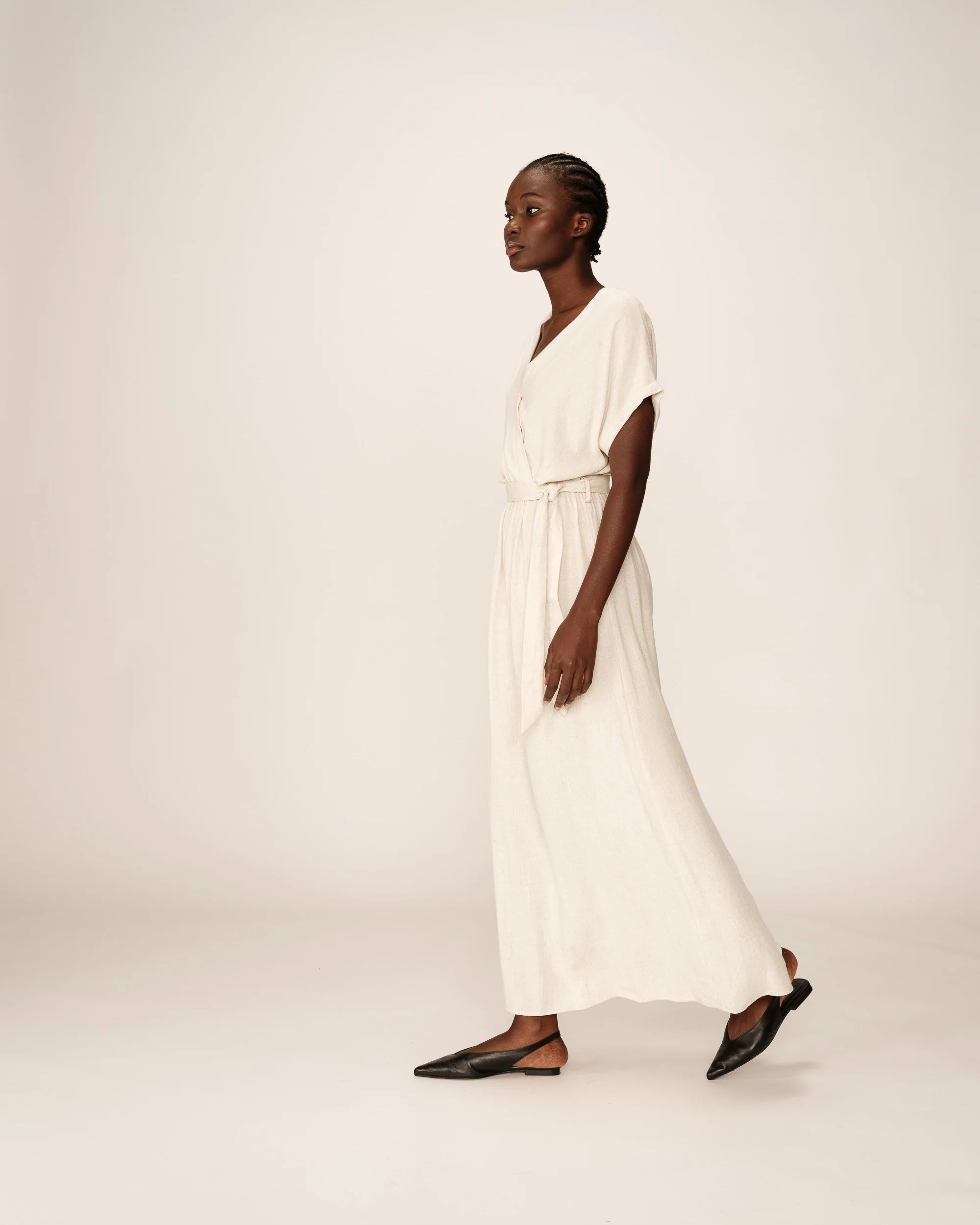 Grace &amp; Mila Dress POLLEN- Boutique Adam &amp; Eve marque canadienne, marque québécoise