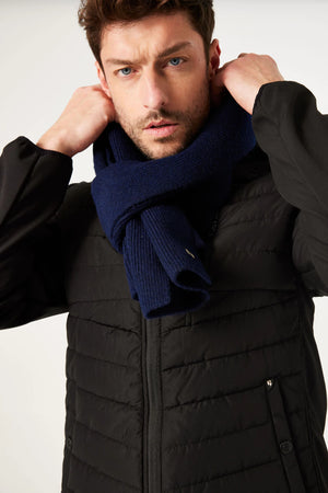 Garcia i31331 navy knitted scarf