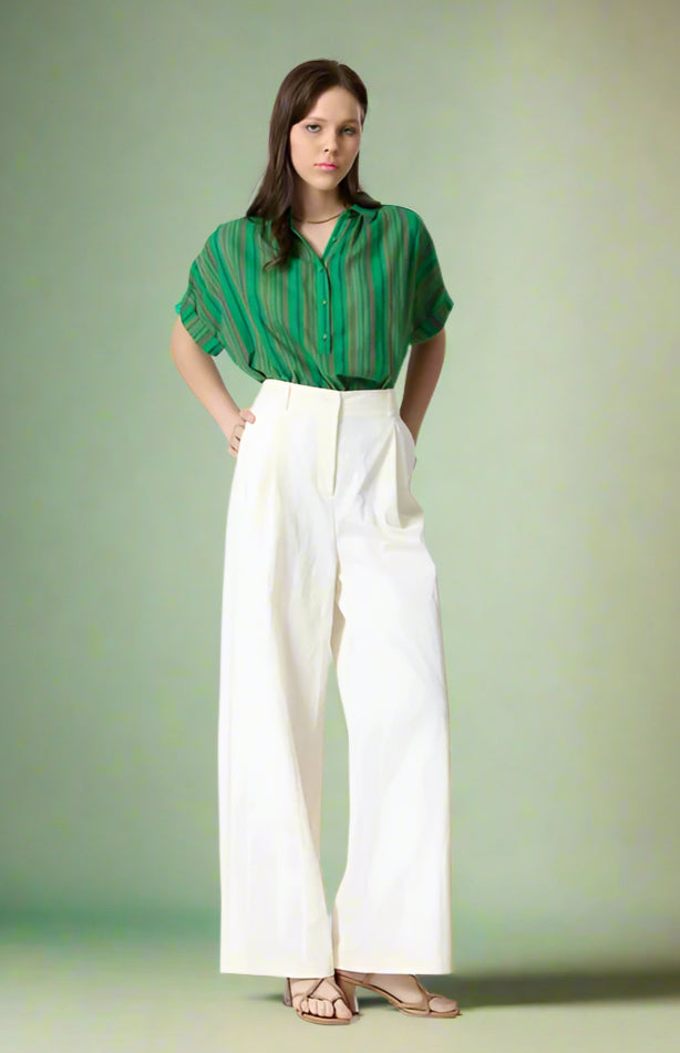 The Korner Top T25111034 - Green - Boutique Adam &amp; Eve marque canadienne, marque québécoise