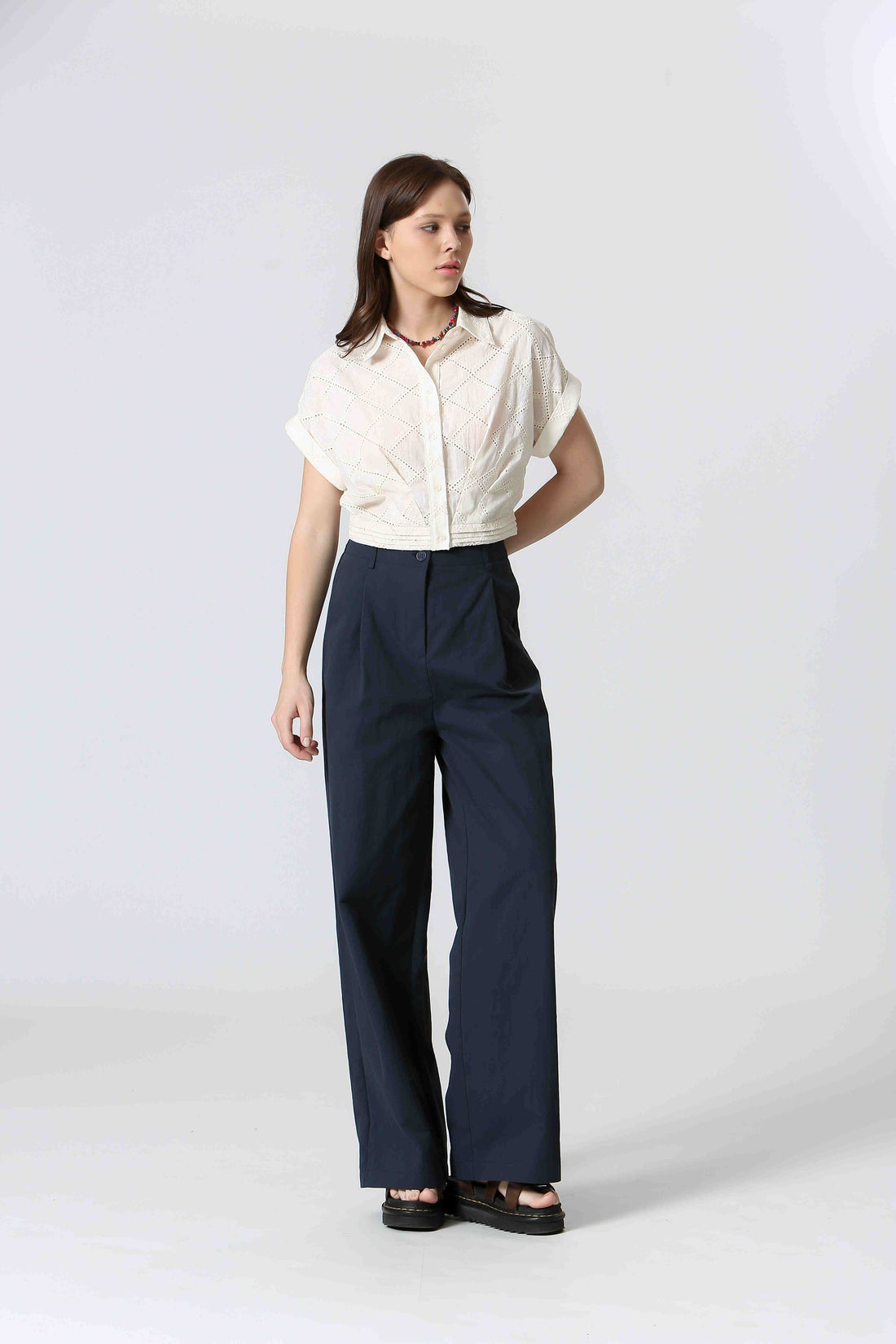 The Korner Top T25112114 - Off white - Boutique Adam &amp; Eve marque canadienne, marque québécoise