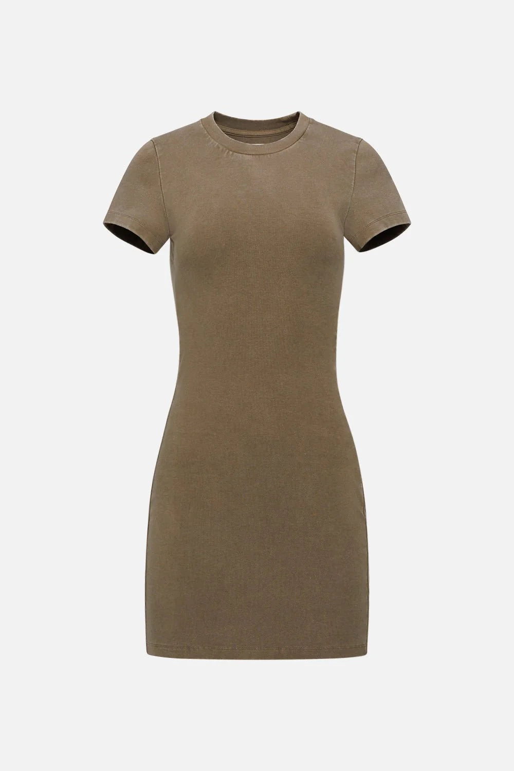 Kuwalla - Dress AMBER - Khaki - Boutique Adam &amp; Eve marque canadienne, marque québécoise