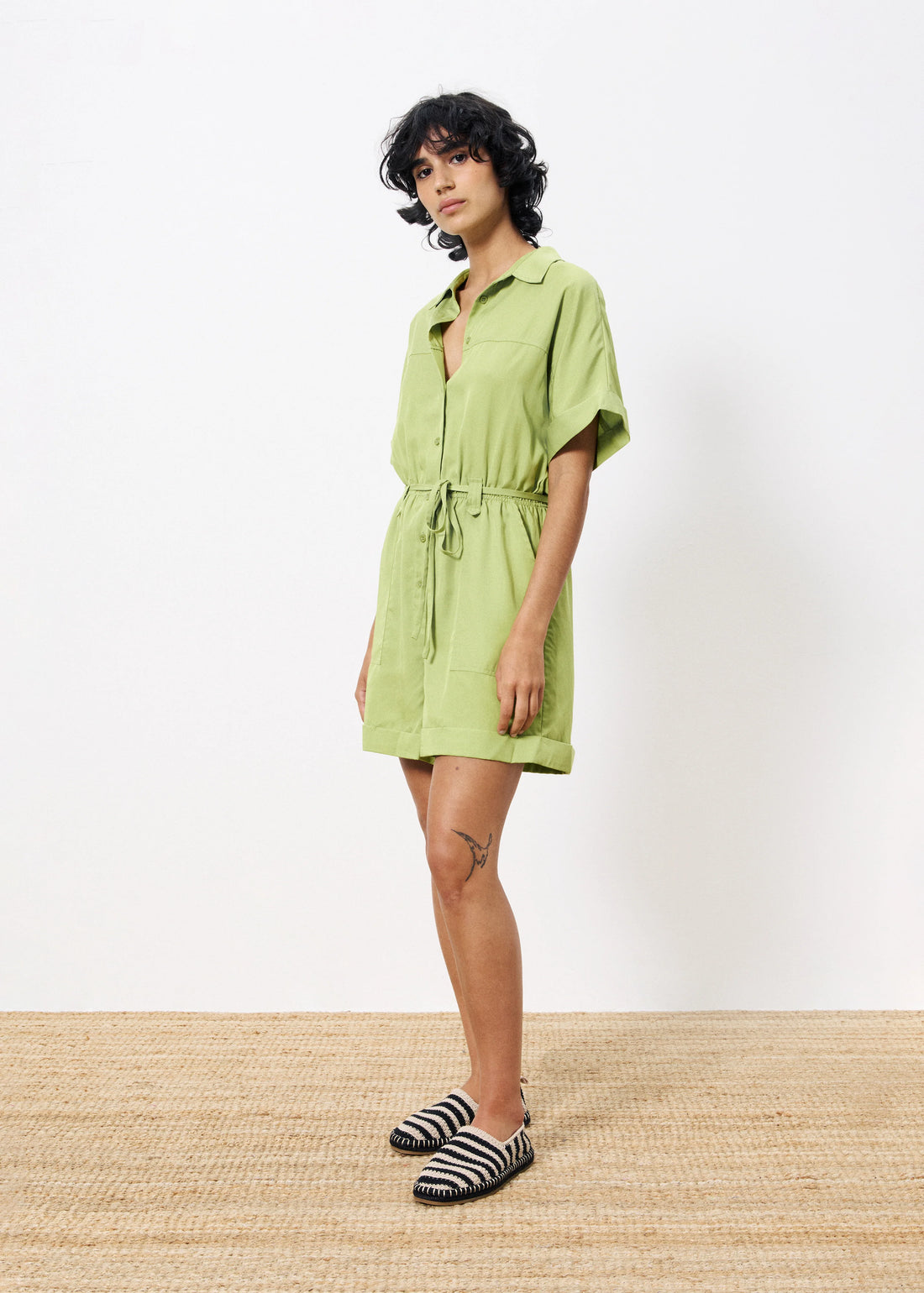 Frnch - Jumpsuit LILY - Sand - Boutique Adam &amp; Eve marque canadienne, marque québécoise