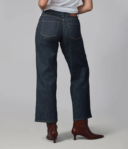 Lola Jeans - Jeans COLETTE Denim Striped- Boutique Adam &amp; Eve marque canadienne, marque québécoise