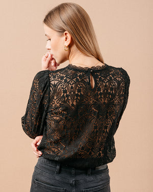 Grace & Mila Top MAGNOLIA Black