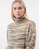Frnch MS23-58 multi knitted turtleneck