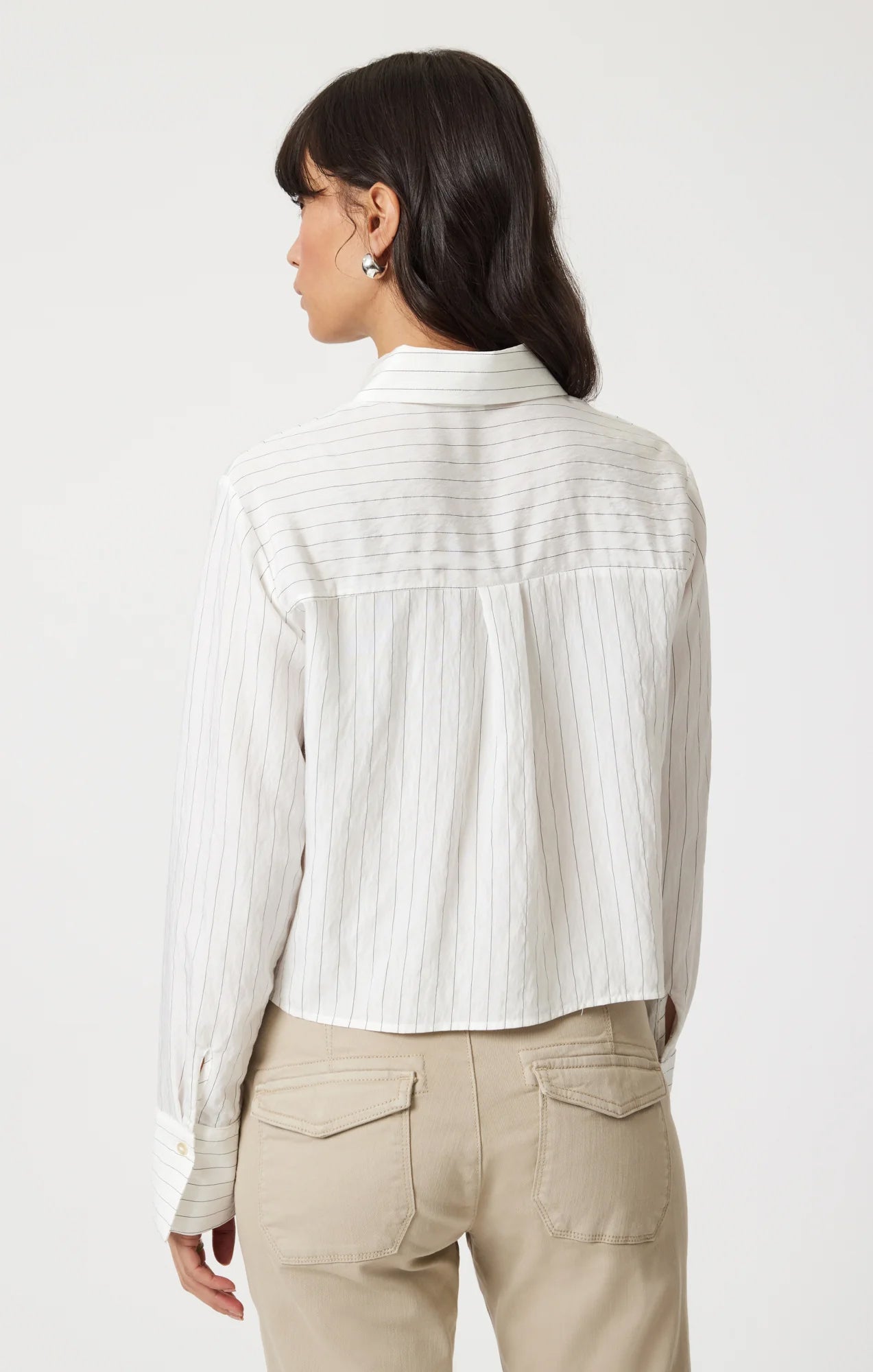 Mavi- Blouse SHORT SHIRT - M1211025 - Off white - Boutique Adam &amp; Eve marque canadienne, marque québécoise