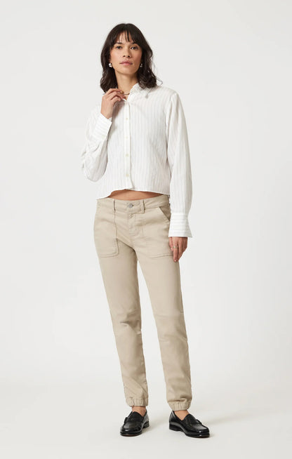 Mavi- Blouse SHORT SHIRT - M1211025 - Off white - Boutique Adam &amp; Eve marque canadienne, marque québécoise