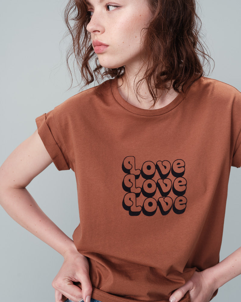 Grace &amp; Mila Top NINALOU-Marron