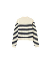 Grace & Mila - Cardigan PAM - striped - Boutique Adam & Eve marque canadienne, marque québécoise
