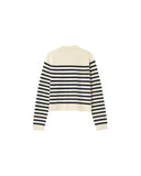 Grace & Mila - Cardigan PAM - striped - Boutique Adam & Eve marque canadienne, marque québécoise