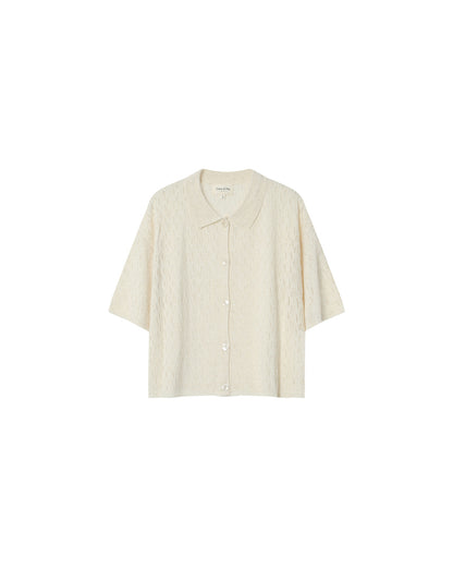 Grace &amp; Mila - Blouse PAO - Off white - Boutique Adam &amp; Eve marque canadienne, marque québécoise