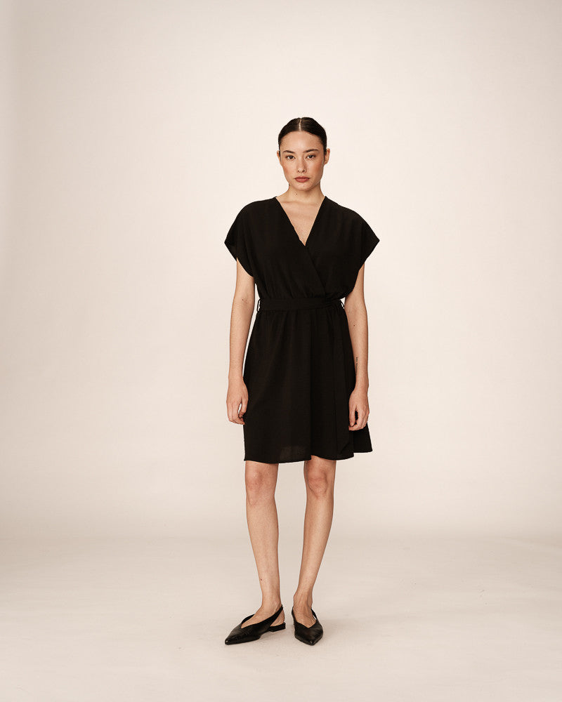 Grace &amp; Mila - Dress PAPAYE - Black - Boutique Adam &amp; Eve marque canadienne, marque québécoise