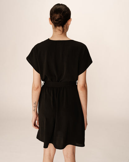 Grace &amp; Mila - Dress PAPAYE - Black - Boutique Adam &amp; Eve marque canadienne, marque québécoise