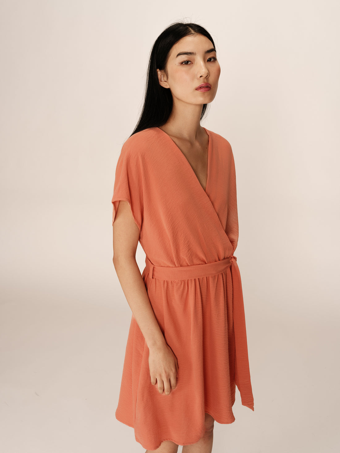 Grace &amp; Mila - Dress PAPAYE - Terracotta - Boutique Adam &amp; Eve marque canadienne, marque québécoise