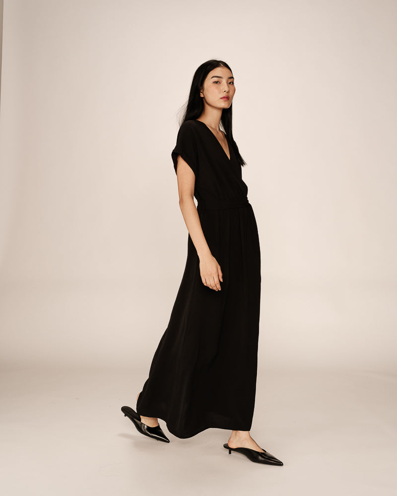 Grace &amp; Mila - Dress PAPILLON - Black - Boutique Adam &amp; Eve marque canadienne, marque québécoise