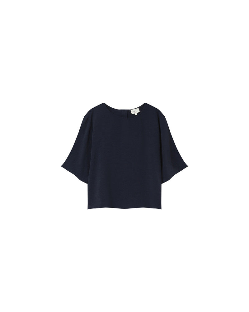 Grace &amp; Mila - Top PAPRIKA - Navy - Boutique Adam &amp; Eve marque canadienne, marque québécoise