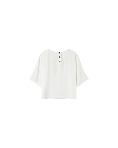 Grace &amp; Mila - Top PAPRIKA - Off white - Boutique Adam &amp; Eve marque canadienne, marque québécoise