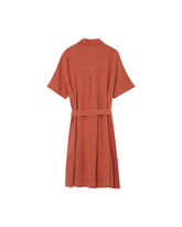Grace & Mila - Dress PAQUITA - Terracotta - Boutique Adam & Eve marque canadienne, marque québécoise