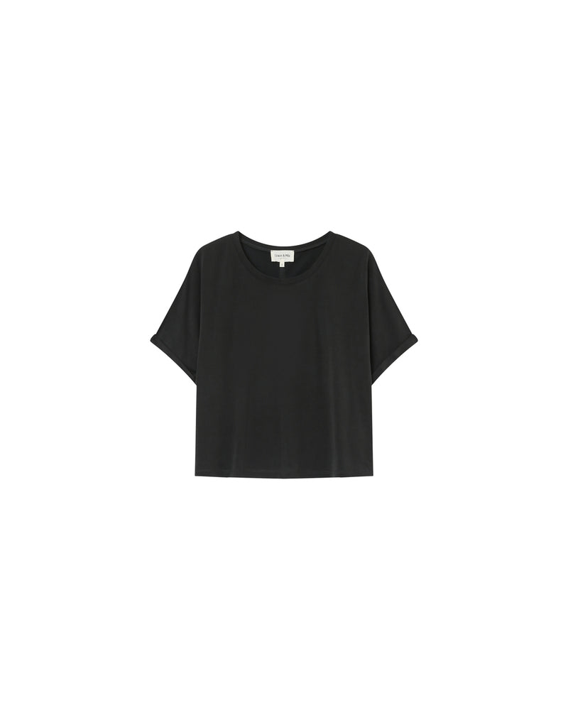 Grace &amp; Mila - T-shirt PARMA - Anthracite - Boutique Adam &amp; Eve marque canadienne, marque québécoise