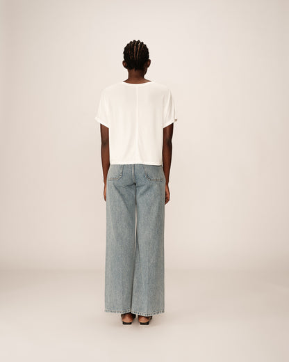 Grace &amp; Mila - T-shirt PARMA - Offwhite - Boutique Adam &amp; Eve marque canadienne, marque québécoise
