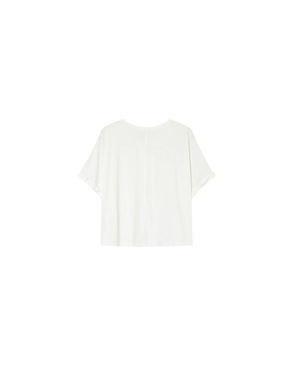 Grace &amp; Mila - T-shirt PARMA - Offwhite - Boutique Adam &amp; Eve marque canadienne, marque québécoise