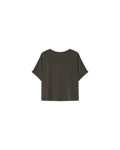 Grace &amp; Mila - T-shirt PARMA - Khaki - Boutique Adam &amp; Eve marque canadienne, marque québécoise
