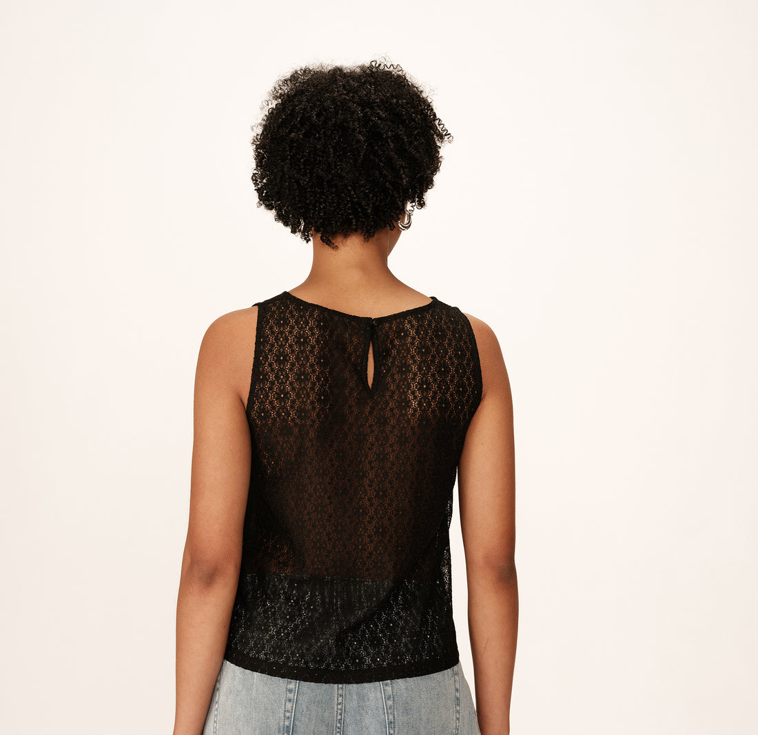 Grace &amp; Mila - Top PASSIONNEE - Black - Boutique Adam &amp; Eve marque canadienne, marque québécoise