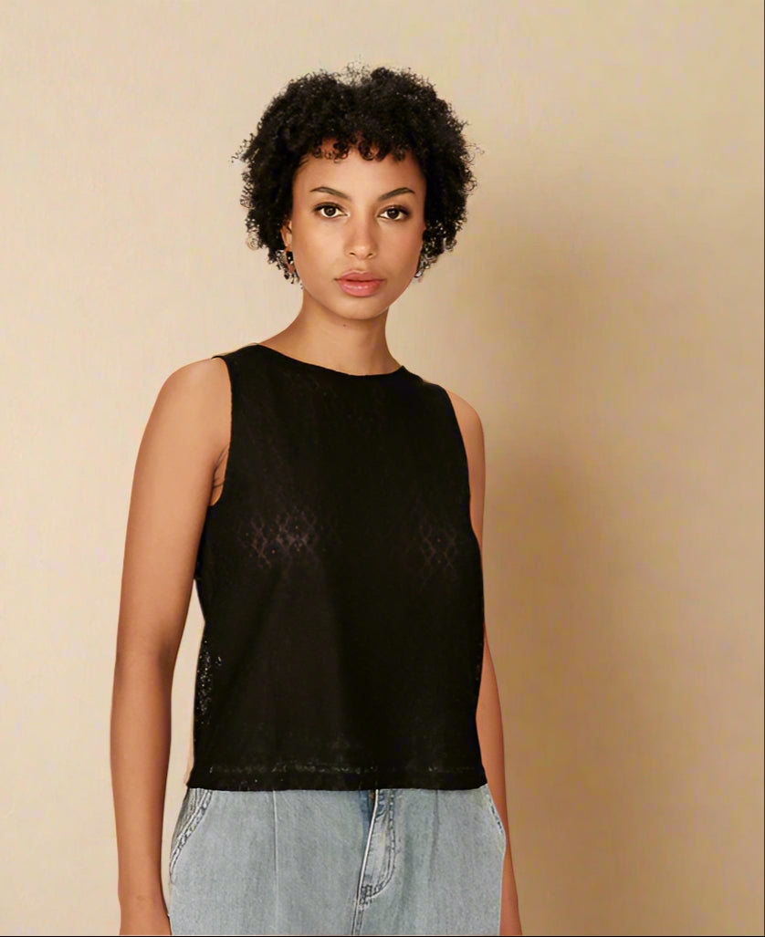 Grace &amp; Mila - Top PASSIONNEE - Black - Boutique Adam &amp; Eve marque canadienne, marque québécoise