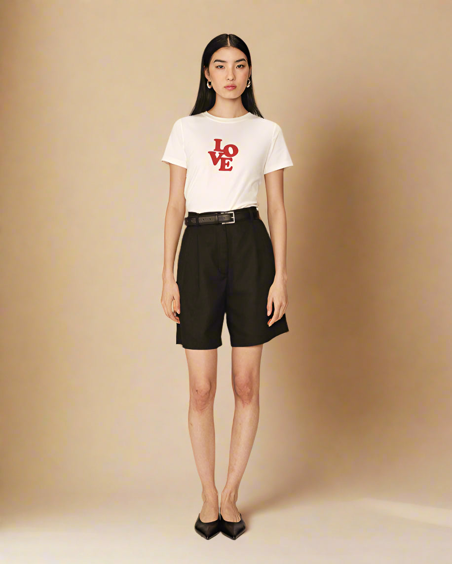 Grace &amp; Mila - Shorts PASTEL - Black - Boutique Adam &amp; Eve marque canadienne, marque québécoise