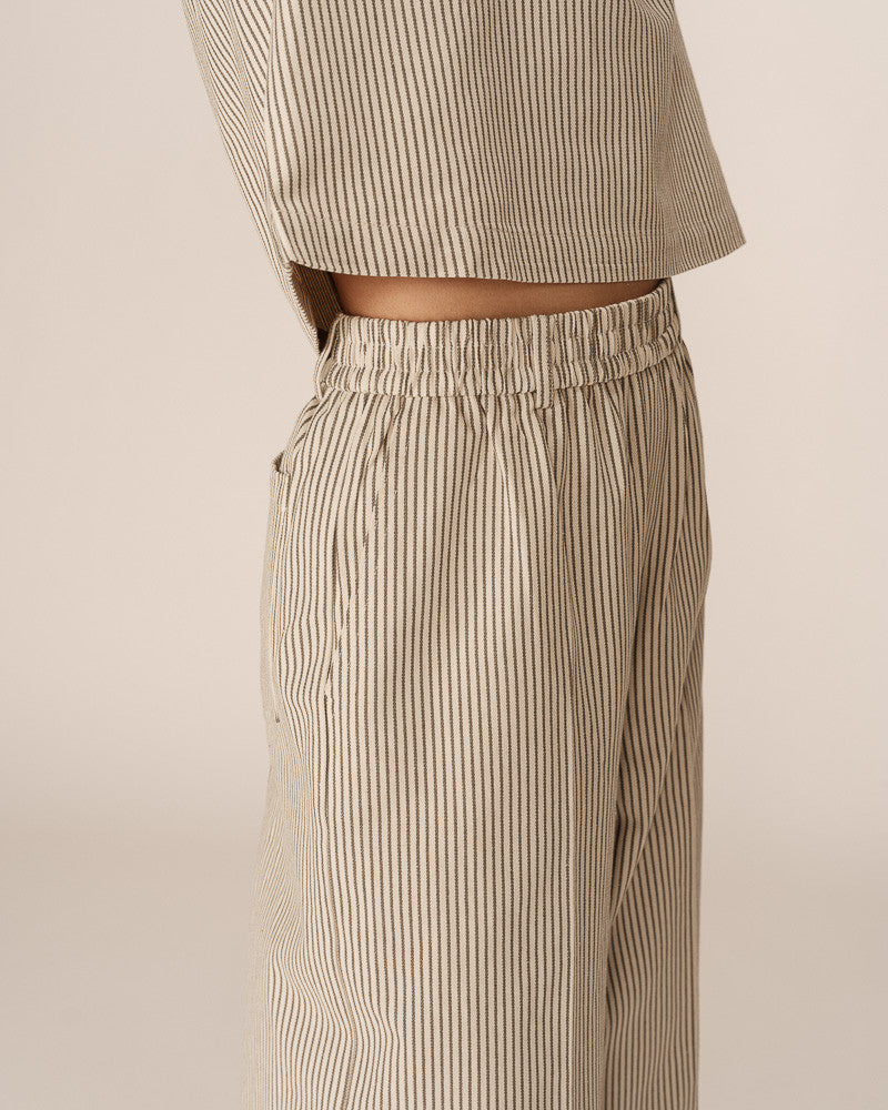 Grace &amp; Mila - Pants PATINE - Off White - Boutique Adam &amp; Eve marque canadienne, marque québécoise