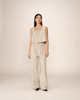Grace & Mila - Top PEANUT - Offwhite - Boutique Adam & Eve marque canadienne, marque québécoise
