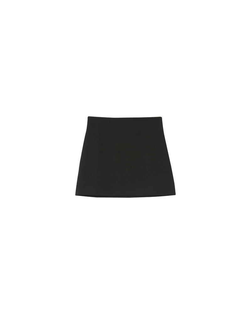 Grace &amp; Mila - Skirt Pekin - Black - Boutique Adam &amp; Eve marque canadienne, marque québécoise