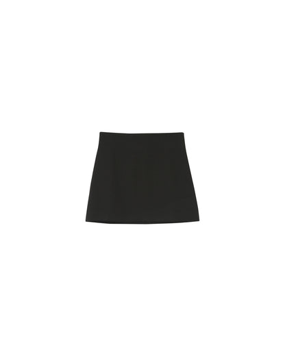 Grace &amp; Mila - Skirt Pekin - Black - Boutique Adam &amp; Eve marque canadienne, marque québécoise
