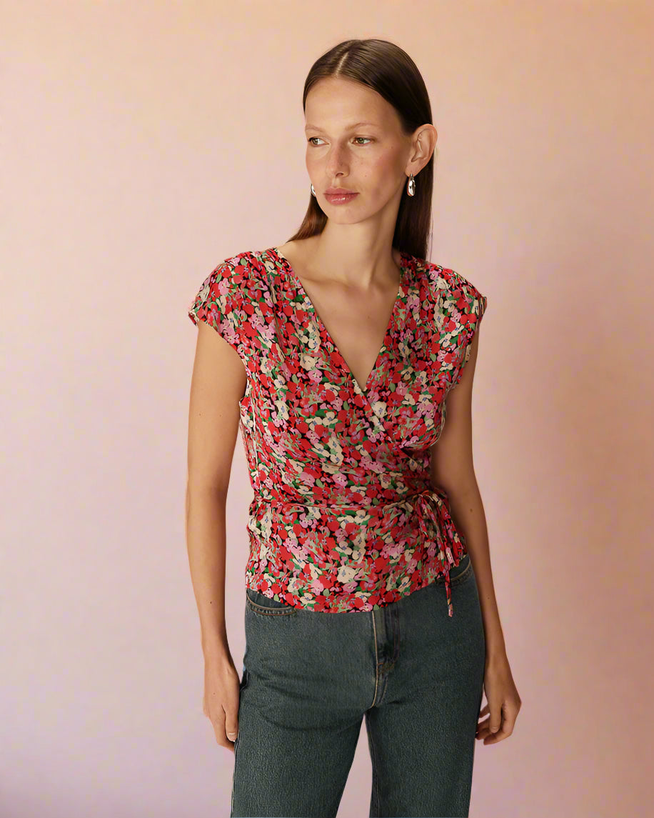 Grace &amp; Mila - Top PENNY - Red - Boutique Adam &amp; Eve marque canadienne, marque québécoise