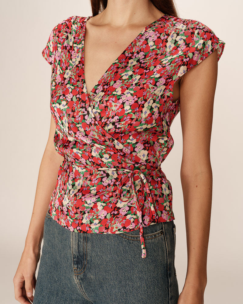 Grace &amp; Mila - Top PENNY - Red - Boutique Adam &amp; Eve marque canadienne, marque québécoise