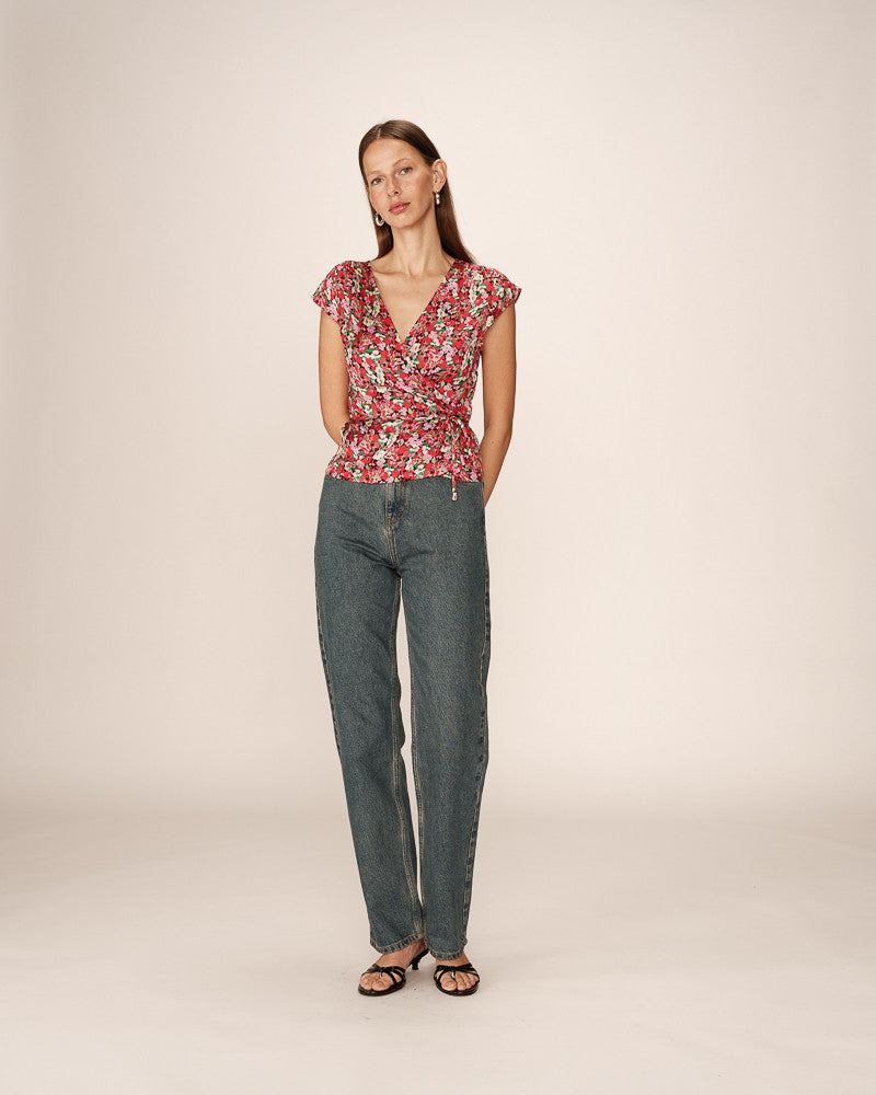 Grace &amp; Mila - Top PENNY - Red - Boutique Adam &amp; Eve marque canadienne, marque québécoise