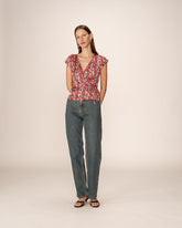 Grace & Mila - Top PENNY - Red - Boutique Adam & Eve marque canadienne, marque québécoise