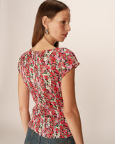 Grace & Mila - Top PENNY - Red - Boutique Adam & Eve marque canadienne, marque québécoise
