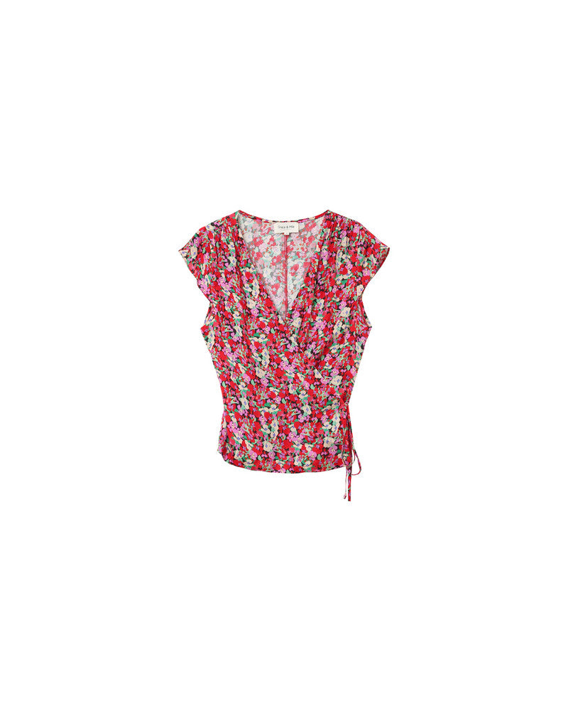 Grace &amp; Mila - Top PENNY - Red - Boutique Adam &amp; Eve marque canadienne, marque québécoise