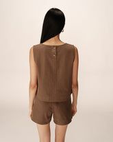 Grace & Mila - Top PEPINO - Khaki - Boutique Adam & Eve marque canadienne, marque québécoise