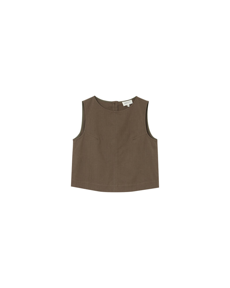 Grace &amp; Mila - Top PEPINO - Khaki - Boutique Adam &amp; Eve marque canadienne, marque québécoise