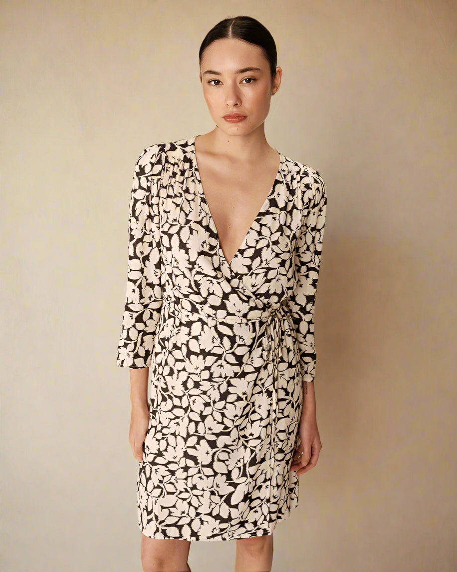 Grace &amp; Mila - Dress PERCY - Floral - Boutique Adam &amp; Eve marque canadienne, marque québécoise