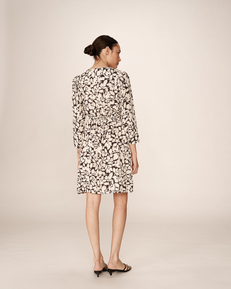 Grace &amp; Mila - Dress PERCY - Floral - Boutique Adam &amp; Eve marque canadienne, marque québécoise