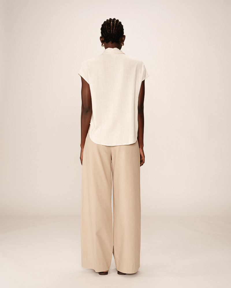 Grace &amp; Mila - Blouse PEREZ - Off white - Boutique Adam &amp; Eve marque canadienne, marque québécoise
