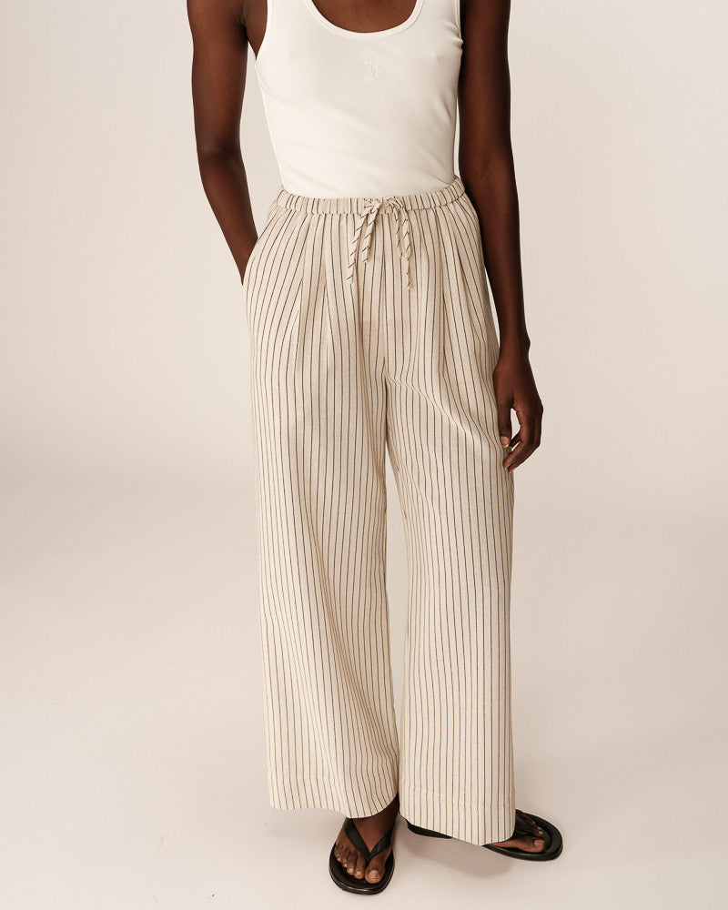Grace &amp; Mila - Pants PERRY - Off White - Boutique Adam &amp; Eve marque canadienne, marque québécoise