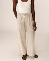 Grace & Mila - Pants PERRY - Off White - Boutique Adam & Eve marque canadienne, marque québécoise