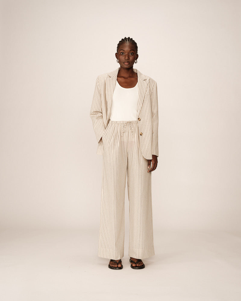 Grace &amp; Mila - Pants PERRY - Off White - Boutique Adam &amp; Eve marque canadienne, marque québécoise