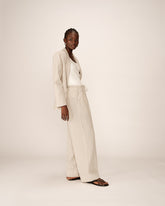 Grace & Mila - Pants PERRY - Off White - Boutique Adam & Eve marque canadienne, marque québécoise